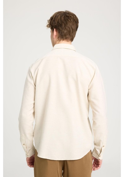 Wrangler Relaxed Fit Geniş Kesim Bej Gömlek W241245614 Bej