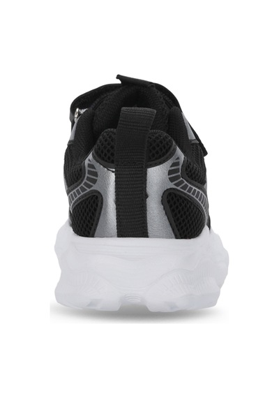 Slazenger Fast Track I Unisex Çocuk Cırt Cırtlı Siyah / Gümüş Günlük Spor Ayakkabısı