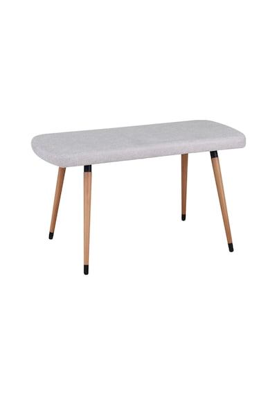 Vilinze Eames Ahşap Ayak Mutfak Masası Bankı Beyaz