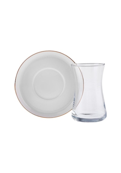 Karaca  Streamline Hole 12 Parça 6 Kişilik Cam Çay Seti 165 ml