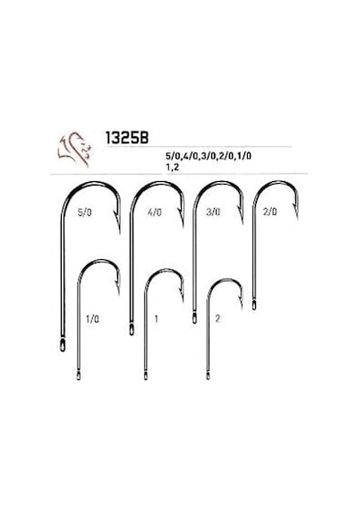 Cannelle 1325B Halkalı Uzun Düz Siyah Lüfer Iğnesi