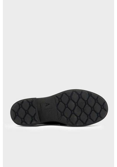 Armani Exchange Deri Makosen Ayakkabı Kadın Ayakkabı Xw003095 Af11912 Uc001 Siyah