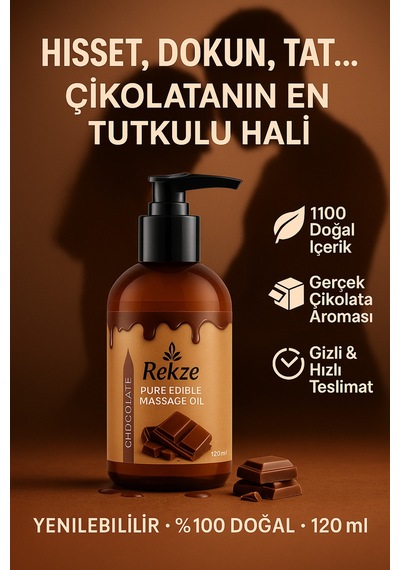 Keyifli Masajlar Için Tatlı Kaçamak: 4'lü Çikolata Aromalı Masaj Yağı Seti - 267856288