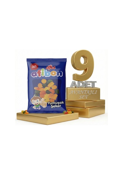 Afia Afibon Yumuşak Şeker 9x80 Gr