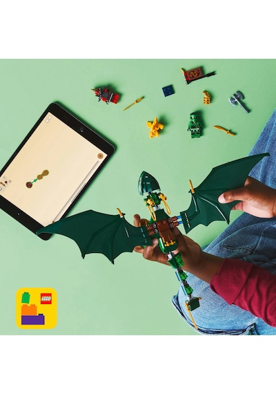 LEGO® NINJAGO® Lloyd’un Yeşil Orman Ejderhası 71829 - 6 Yaş ve Üzeri Çocuklar için 2 Minifigürlü Yaratıcı Oyuncak Yapım Seti (128 Parça) LEGO® NINJAGO® Lloyd’un Yeşil Orman Ejderhası 71829 - 6 Yaş ve Üzeri Çocuklar için 2 Minifigürlü Yaratıcı Oyuncak Yapım Seti (128 Parça)