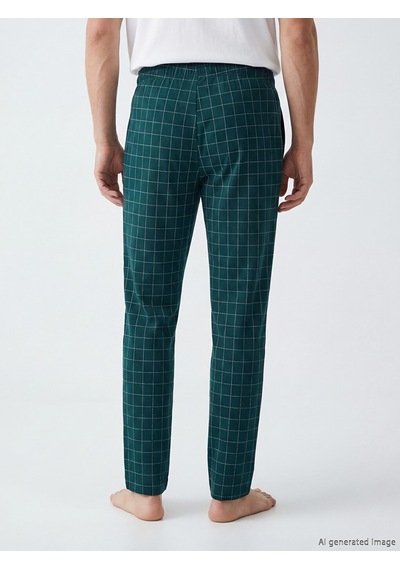 Lc Waikiki Lc Waıkıkı Mavi Standart Kalıp Ekose Erkek Pijama Altı