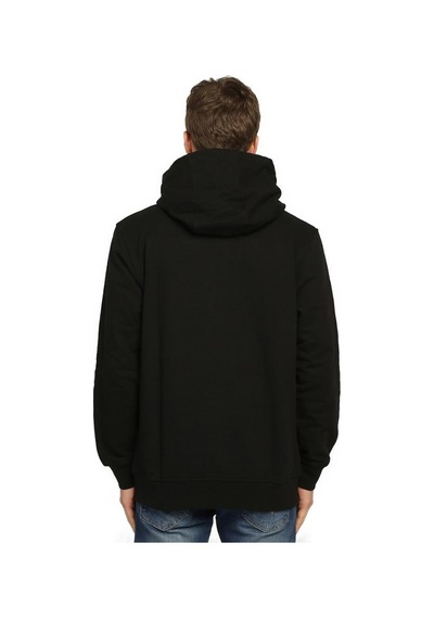 Bant Giyim - White Rabbit Siyah Kapüşonlu Erkek Sweatshirt