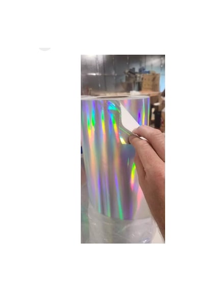 Esemiz Hologram Gökkuşağı Araç Kaplama Folyo 30cmx152cm