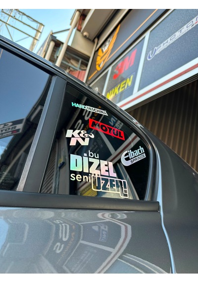 5 Li Oto Sticker Seti Motul 0