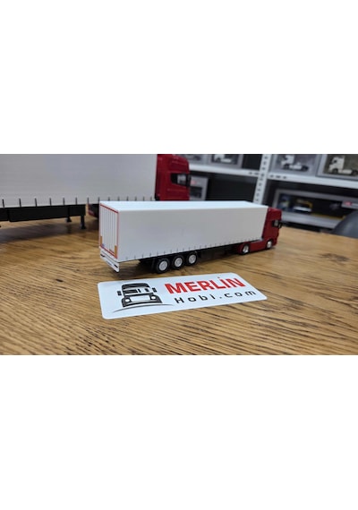 1/64 - Scania 4x2 Ve Tenteli Dorse Welly Tır Çekici