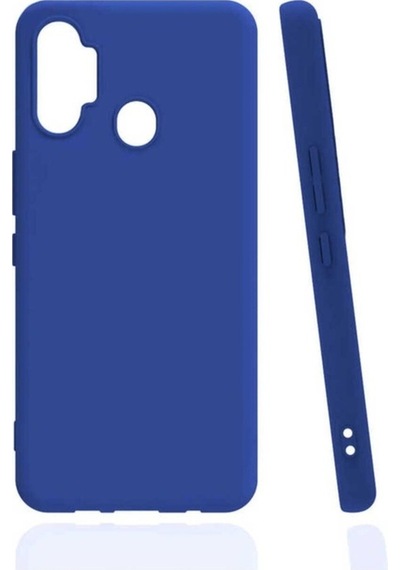 Tecno Spark 7 Pro Kılıf Zore Biye Silikon Mavi