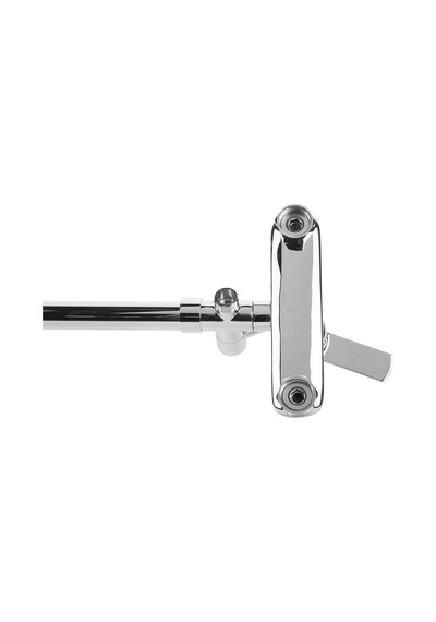 Beliani Silver Mikser Duş Seti,yağmur Başlıklı Şık Ve Dayanıklı Duş Sistemi Gri Kod 003479