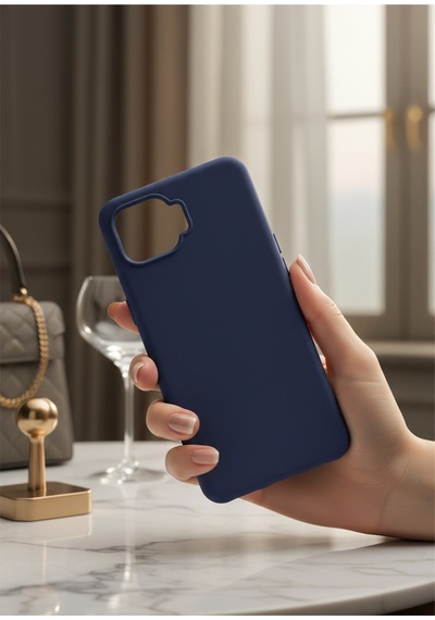 Oppo Reno 4 Lite Uyumlu İçi Kadife Kamera Korumalı Renkli Silikon Kılıf