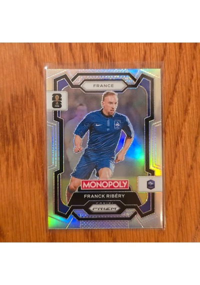 Prizm Monopoly Franck Ribéry No. 8 Lisanlı Oyun Kartları - Silver