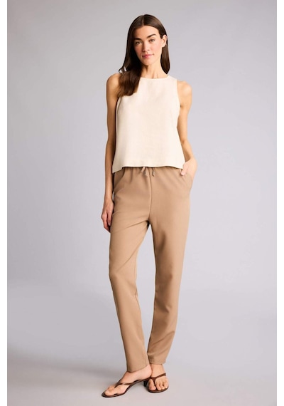 Defacto Slım Fıt Yüksek Bel Jogger Paça Pantolon H8464ax26smbn551 Kahve-bn551