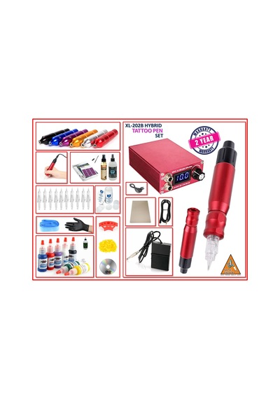 Xl-202B Hybrıd Redkalem Tipi Kartuş İğneli Tattoo Dövme Makinası