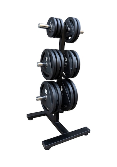 Alin Sport 5 Kg Profesyonel Kauçuk Kaplı Olimpik Plaka / Ağırlık Plakası Flanş