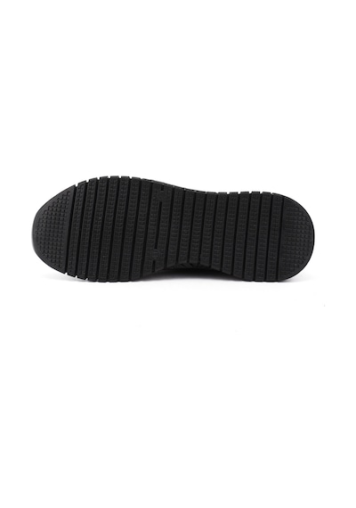 Gönderi(R) Erkek Siyah Bağcıklı Kauçuk Taban Hakiki Deri Sneaker Ddma83342455 Siyah