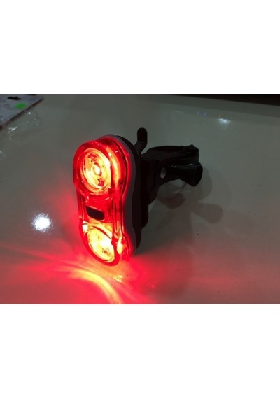 Jıngyı Fonte Bisiklet Arka Stop Far Işık Led 4 Fonksiyon Gri