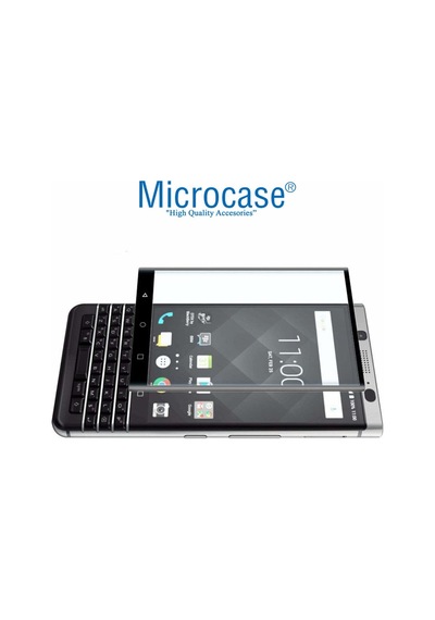 Microcase Blackberry Keyone 3D Curved Tam Kaplayan Tempered Glass
