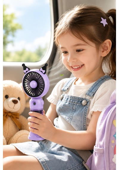 Glr K01 Taşınabilir Sulu El Fanı, Mini Buharlı Vantilatör, Type-c Şarjlı Seyahat Fanı