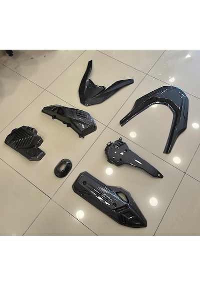 Pcx 125 Karbon Detaylı Aksesuar Set