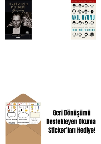 Fikrimizin Rehberi - Gazi Mustafa Kemal + Akıl Oyunu + Okuma Sticker'ları
