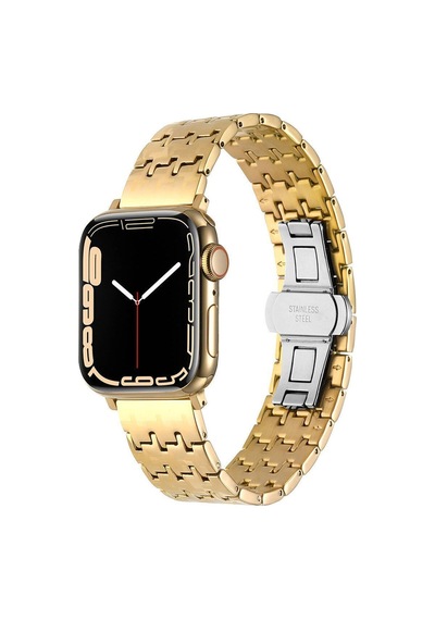 Watch 42mm Uyumlu Krd-86 Metal Kordon Zore Gold