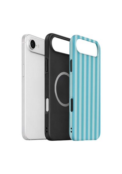 Apple iPhone Uyumlu 17 Air Vorian Çift Katmanlı Magsafe Kılıf Turquoise Riviera