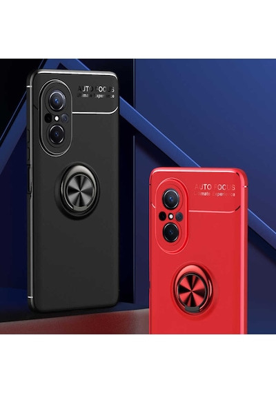 Huawei Nova 9 Se Kılıf Yüzüklü Magnetli Ravel Case Kapak