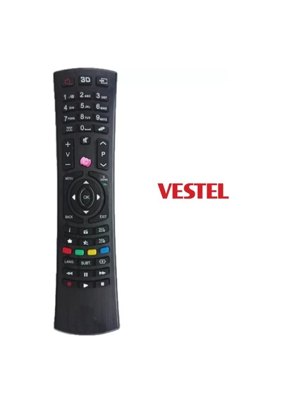 Vestel İle Uyumlu Lcd Led 3d Tuşlu Televizyon Kumandası