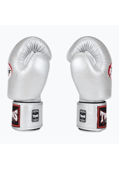 Twins Bgvl3-sv Boks Eldiveni Gri Deri Muay Thai Eldiveni Gümüş