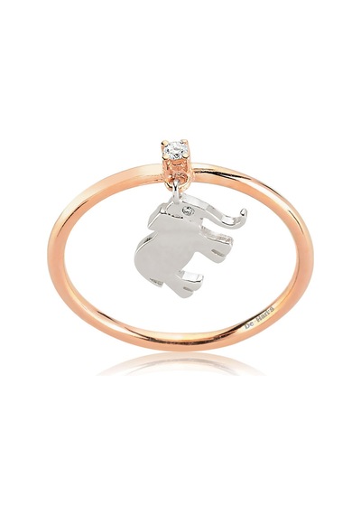 Kuyumcudukkani Fil Sallantılı Trend Yüzük-10238-r-w Rose Gold