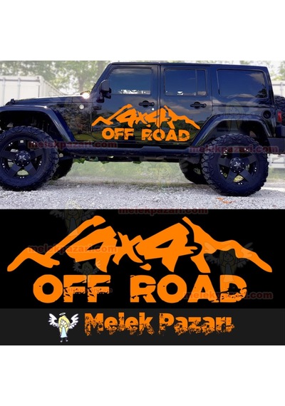 4X4 Off Road Araba Sticker - Oto Sticker