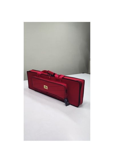 Go:keys Keyboard Org İçin Uyumlu Profesyonel Soft Case Taşıma Çantası-kırmızı