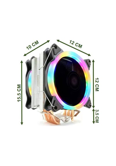 Snowman T6 Ultra 6 Bakır Kanallı Rainbow Cooler Fan