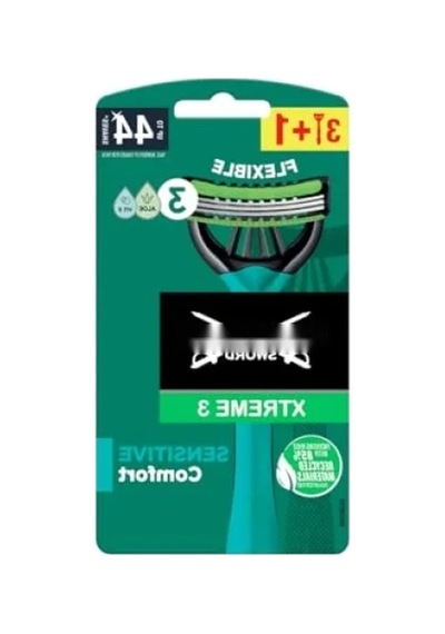 Tek Kullanımlık Jilet - 3 Bıçaklı Hassas Tıraş Seti 3+1