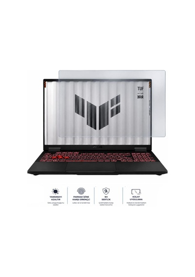 Asus Tuf Gaming A16 16 İnç Mat Ekran Koruyucu Nano Şeffaf