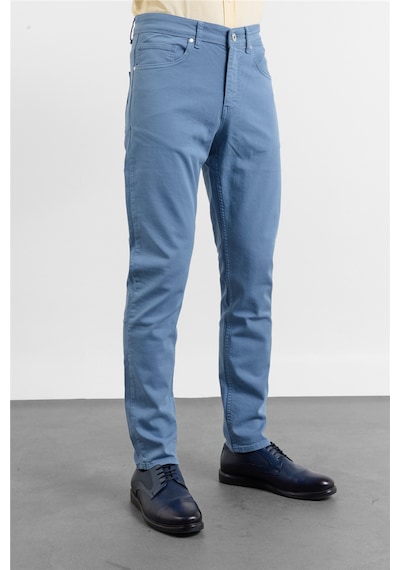 İmza A.turkuaz 5 Cep Düz Paça Gabardin Slim Fit Pamuklu Pantolon 1003260318