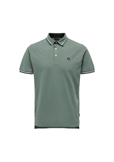 Only & Sons Erkek Polo Yaka T Shirt 22024827 Koyu Yeşil Koyu Yeşil