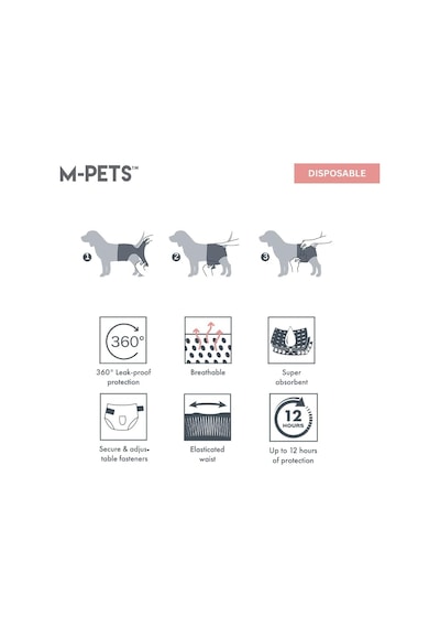 Dıapers Dişi Köpekler İçin Külot Xs 10lu