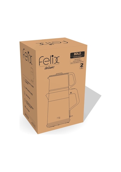 Arzum FL301 Felix Bold 1650 W 1 L Demlik Kapasiteli Çay Makinesi