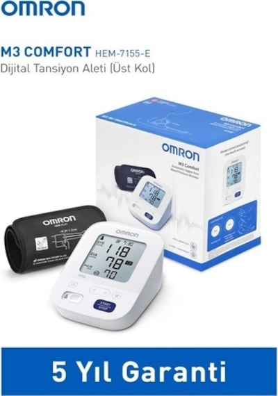 Omron M3 Comfort 2 Kullanıcı Hafızalı Akıllı Manşetli Üst Koldan Ölçer Dijital Tansiyon Aleti