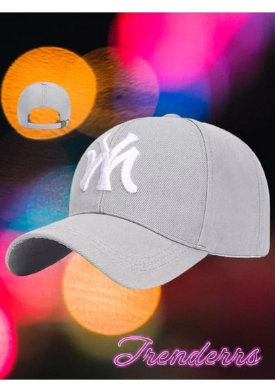 Tezzgelsin Unisex Ny Arkadan Ayarlanabilir Basic Beyzbol Kep Şapka Gri