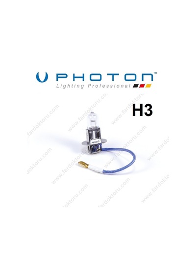 Fardoktoru Photon H3 Halojen Far Ampülü Daha Fazla Işik Uzun Ömürlü