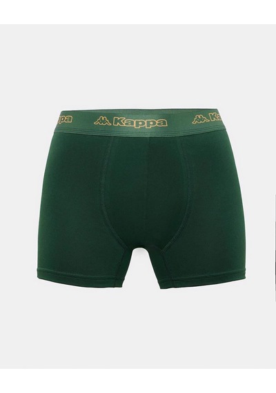 Kappa Logo Fuego 3 Pack Erkek Siyah-lacivert-haki Slim Boxer