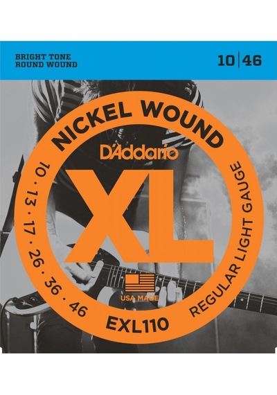 Dadario Exl110-Xl-10.46 Nickel Wound-Tam Set