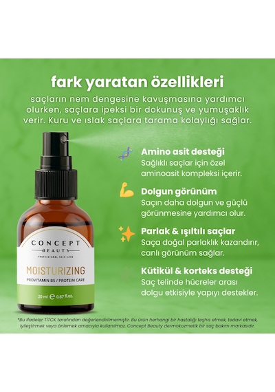 Concept Beauty Moisturizing Nemlendirici Shot 20 ML