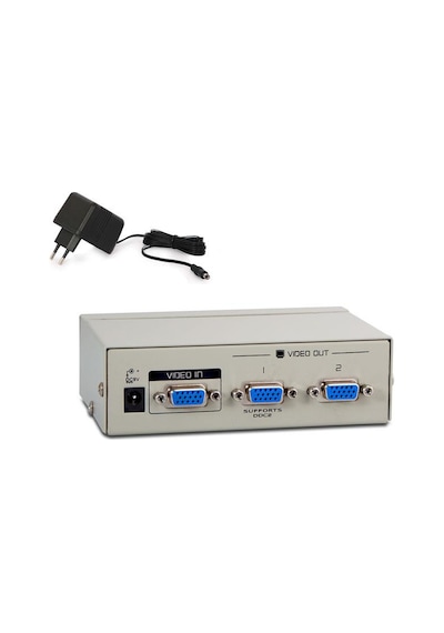 S Link Sl 2502 2 Vga 250Mhz Monitör Çoklayıcı Splitter