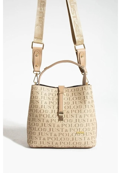 Just Polo Kadın Günlük Kullanıma Uygun Şık El Ve Omuz Çantası Shoulder Bag Vizon